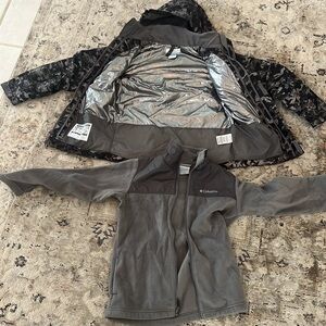 Columbia Jacket Youth Sz 10-12 M Interchange 3 in 1